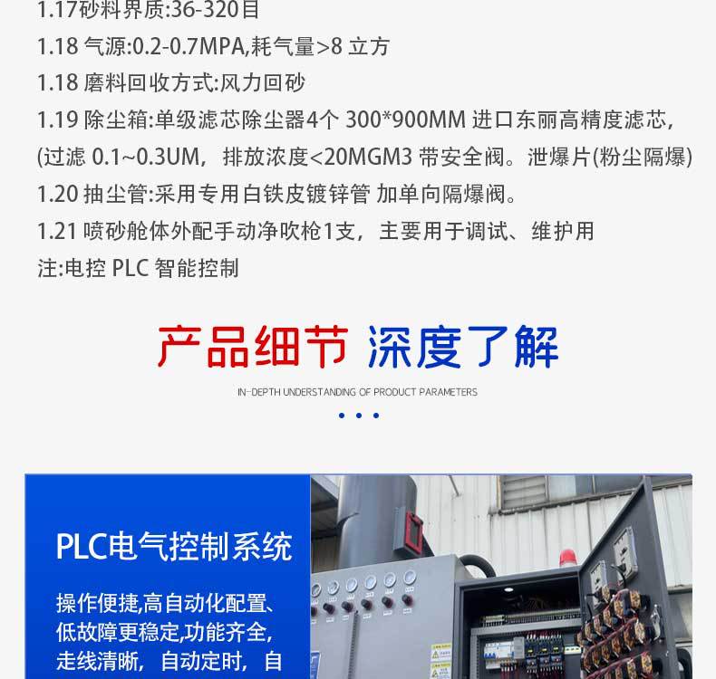 XBT800-12槍-輸送式自動噴砂機_11