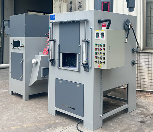 深圳百超生產廠家制造的自動噴砂機設備實拍圖片