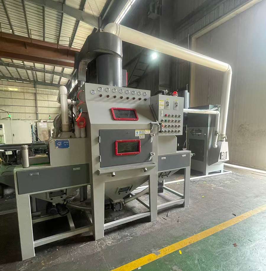 深圳百超機(jī)械輸送式自動(dòng)噴砂機(jī) 深圳百超機(jī)械輸送式自動(dòng)噴砂機(jī)