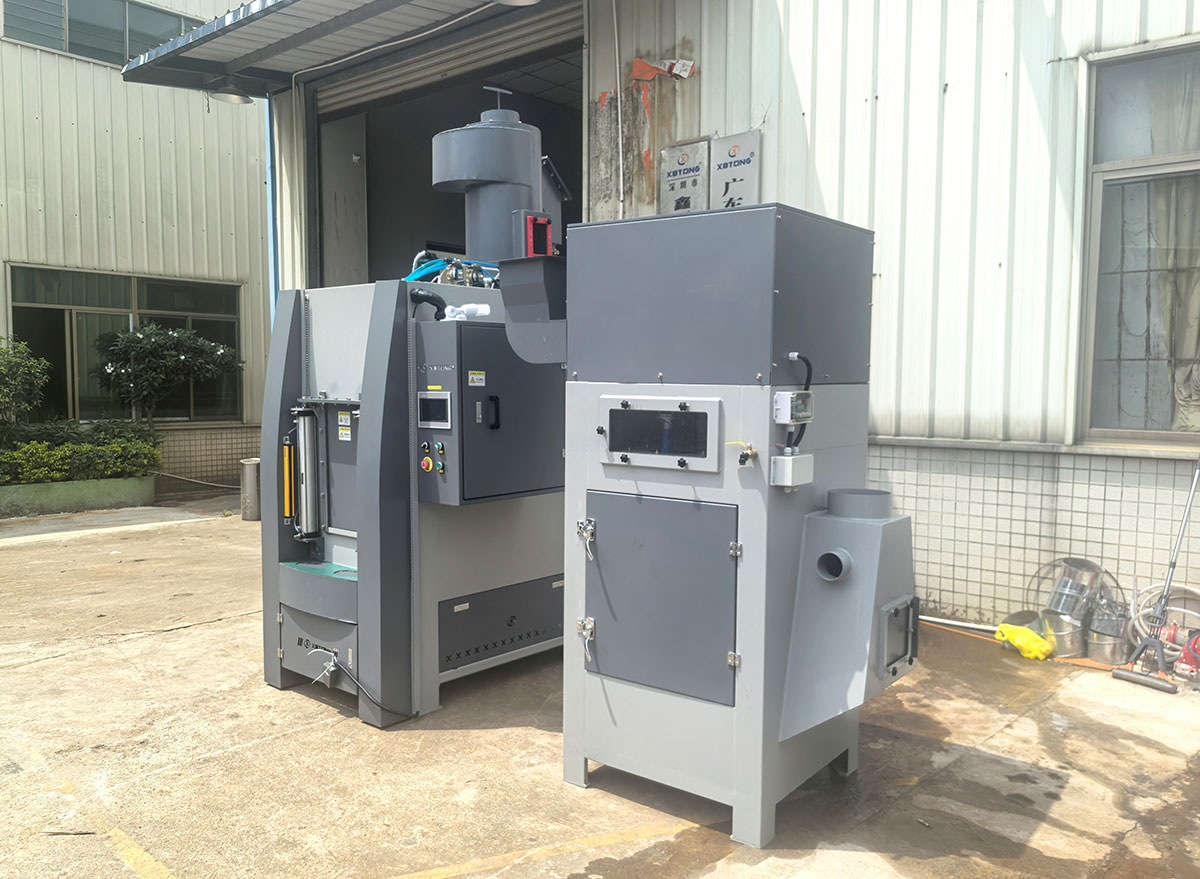 深圳百超噴砂機生產廠家制造的轉盤式自動噴砂機實拍圖片 深圳百超噴砂機生產廠家制造的轉盤式自動噴砂機實拍圖片