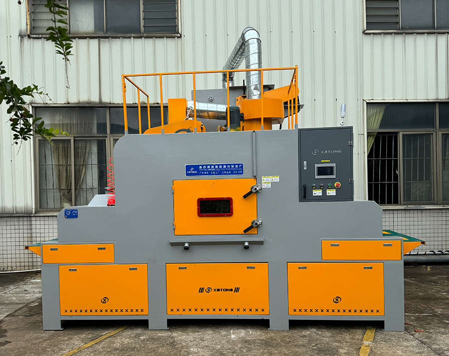 深圳百超機(jī)械輸送式自動(dòng)除銹噴砂機(jī) 深圳百超機(jī)械輸送式自動(dòng)除銹噴砂機(jī)