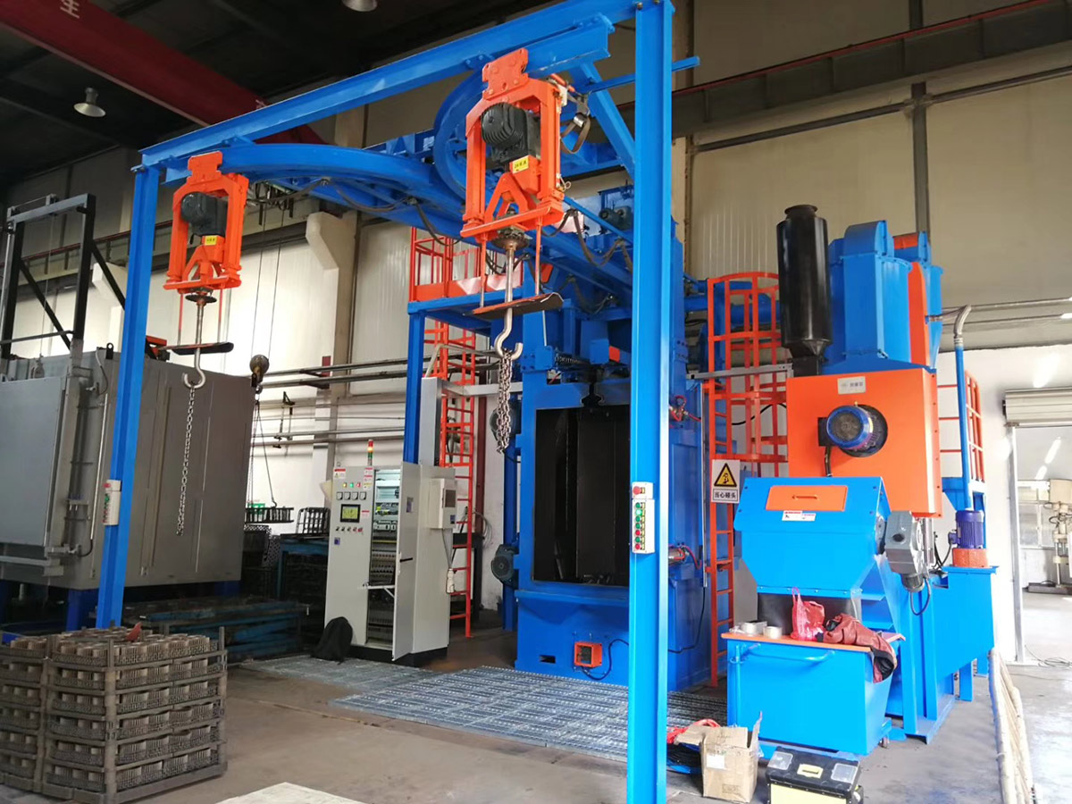 深圳百超機械吊鉤式拋丸機設備