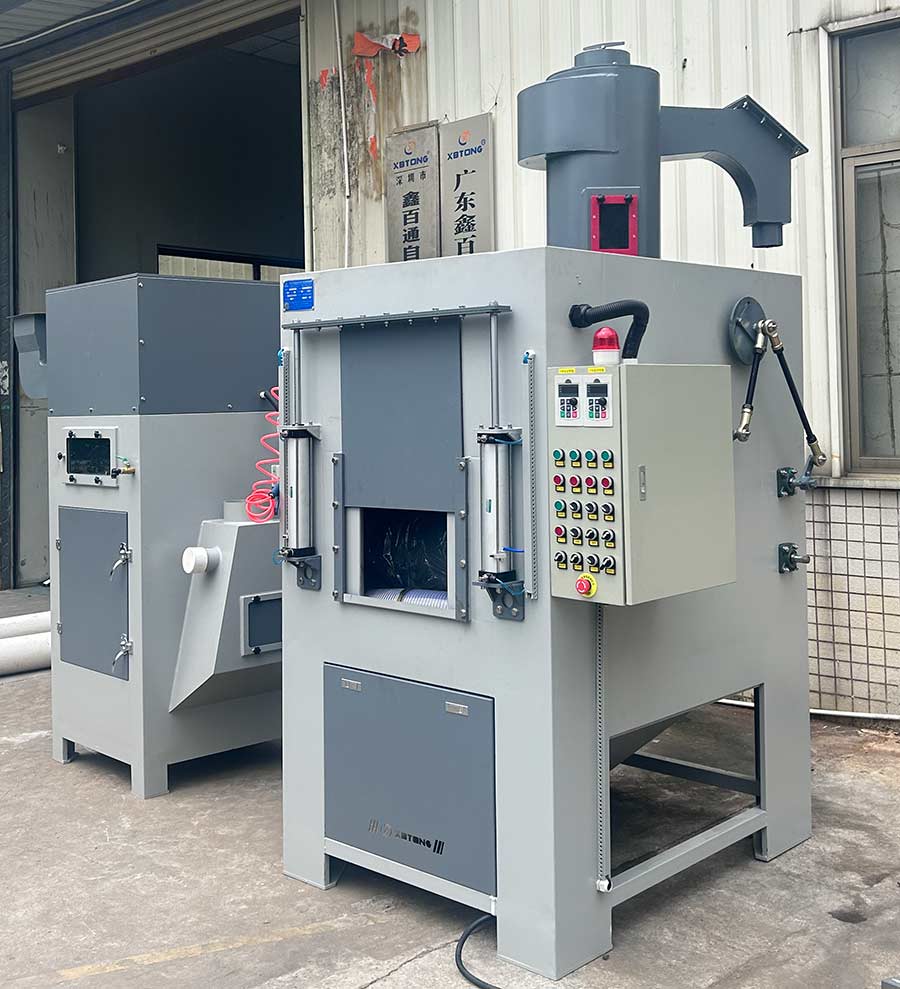 深圳百超機械轉(zhuǎn)盤式噴砂機設(shè)備